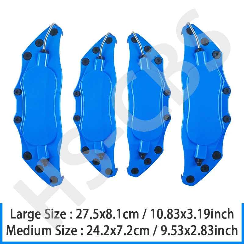 4Pcs Metal Car Brake Caliper Covers Anti Dust Protective Disc Shell for Audi Bmw Mercedes Benz VW volkswagen Peugeot Accessories