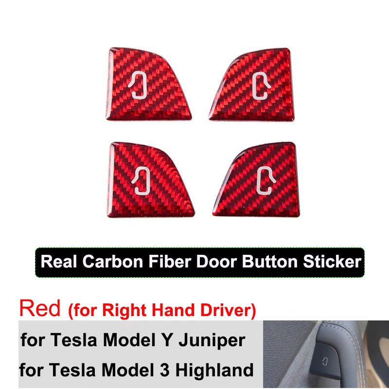 For Tesla Model Y Juniper 2025+ Model 3 Highland 2024 Carbon
