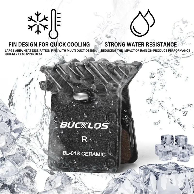 BUCKLOS Ceramic Brake Pads Bike MTB Hydraulic Brake Disc Pad