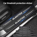 60X7CM Car Door Sill Side Anti Scratch Protector Strip Carbo
