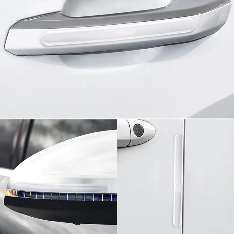 Car Door Edge Transparent Anti Scratch Protection Strips Bum