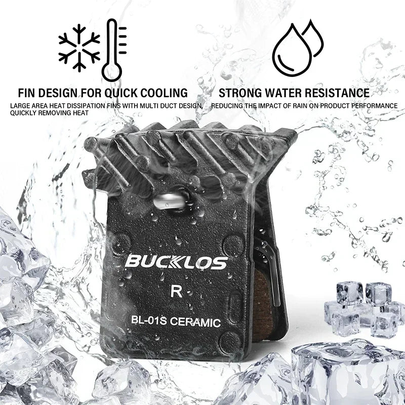 BUCKLOS Ceramic Bike Disc Brake Pads MTB Hydraulic Brake Pad