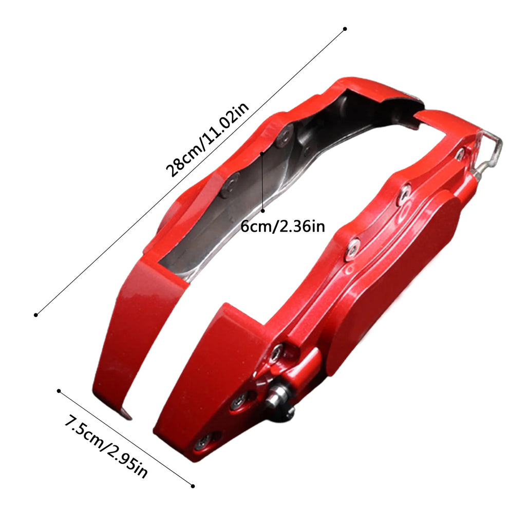 Car Brake Caliper Cover Aluminum Alloy Disc Brake Caliper Fa