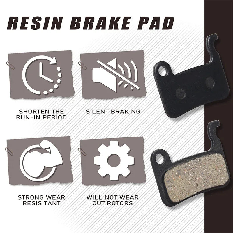 TESNO Resin Disc Brake Pad For SHIMANO A01S Wear-resistant H