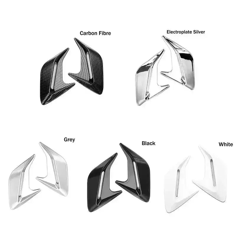 Carbon Fiber Universal Car Shark Gills Fender Side Air Flow 