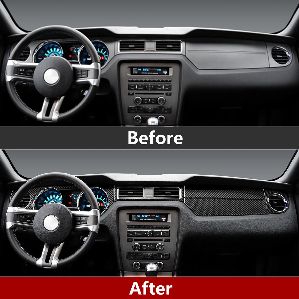 For Ford Mustang GT Shelby (2010-2014) Carbon Fiber Interior
