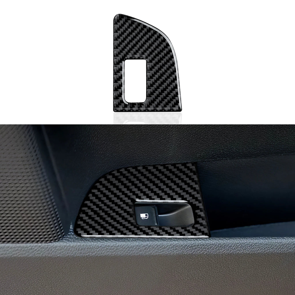 For VW Jetta V Golf V MK5 R32 GTI Plus Variant Car Trunk Switch Panel Carbon Fiber Interior Sticker Trim Accessories