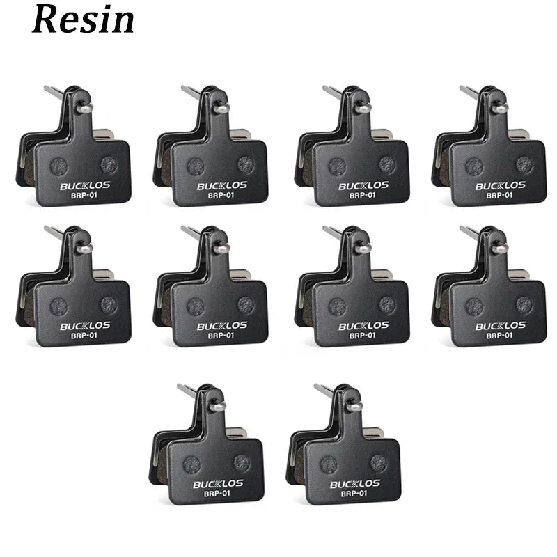 BUCKLOS 4 10 Set MTB Hydraulic Brake Pads High-density Bicycle Brake Pad for SHIMANO B01S B03S B05S Disc Brake Pads