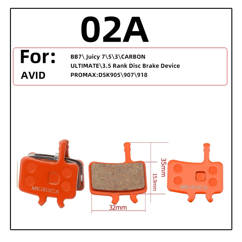 Bicycle Resin Brake Pad Mtb For Shimano M375 M445 Mt200 Bb5 Bb7 Mountain Road Bike Hydraulic Disc Brake Pads