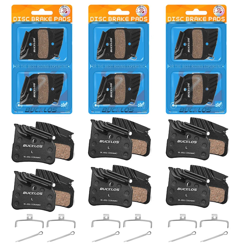 BUCKLOS Ceramic Brake Pads for SHIMANO MTB Hydraulic Disc Brake Pad for N03A N04C D02S D03S Bike Brake Pad Fit M7120 M8120 M9120