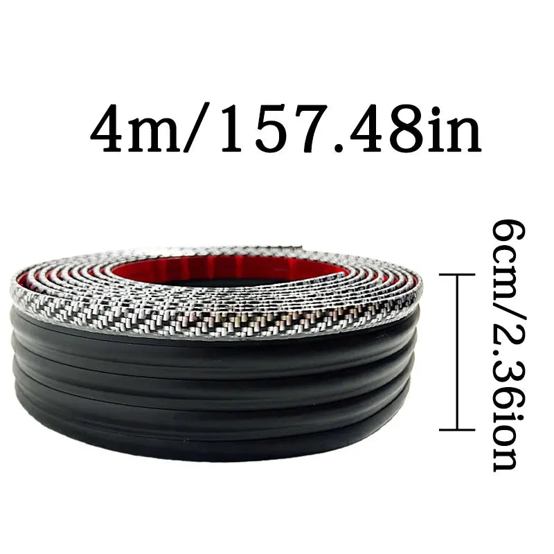 Carside Skirt Bumper Thickened Universal Decorative Strip Body Modification Anti-Scratch Shield Skirt Protective Strip Accessori