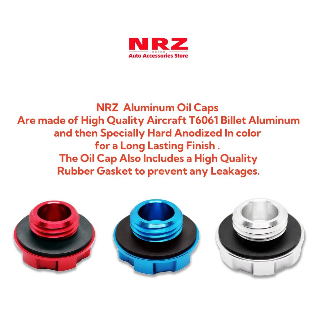 Aluminum ENGINE Oil Cap For MAZDASPEED RACING RX8 RX7 MIATA 