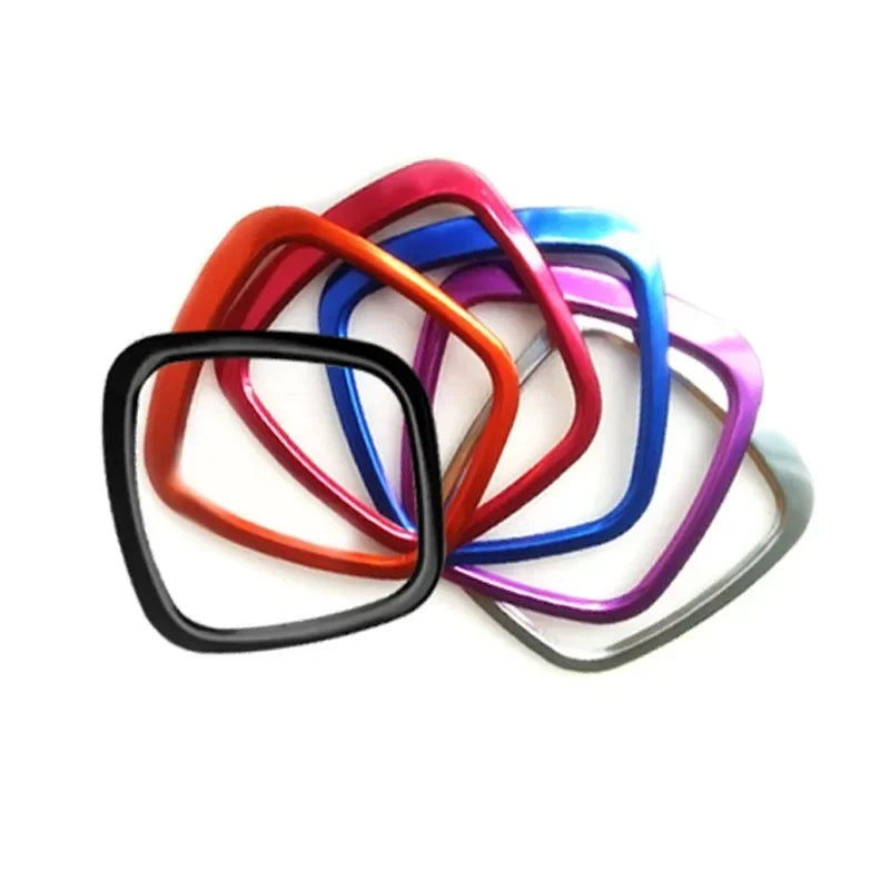 Car Trim Cover Sticker Chrome Steering Wheel Frame Replaceme