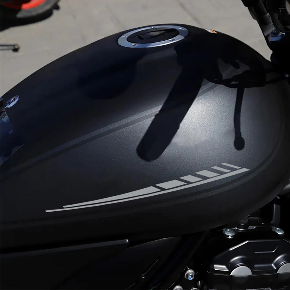 1 Pair Motorcycle Front Fender Body Universal Stickers Moto 