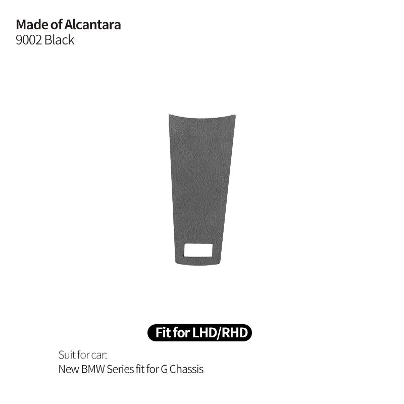 For New BMW Series Fit for G Chassis Made of Alcantara Steering Wheel Stickers Panel Trim Frame Car Interior Tuning Accessories