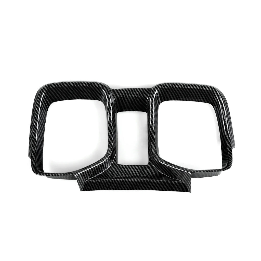 ABS Car Dashboard Display Screen Cover Carbon Fiber Interior