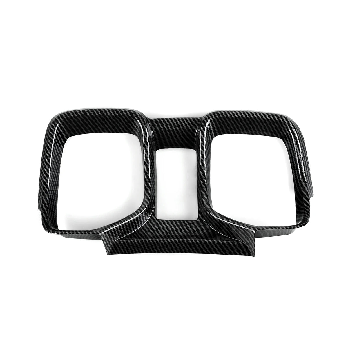 ABS Car Dashboard Display Screen Cover Carbon Fiber Interior