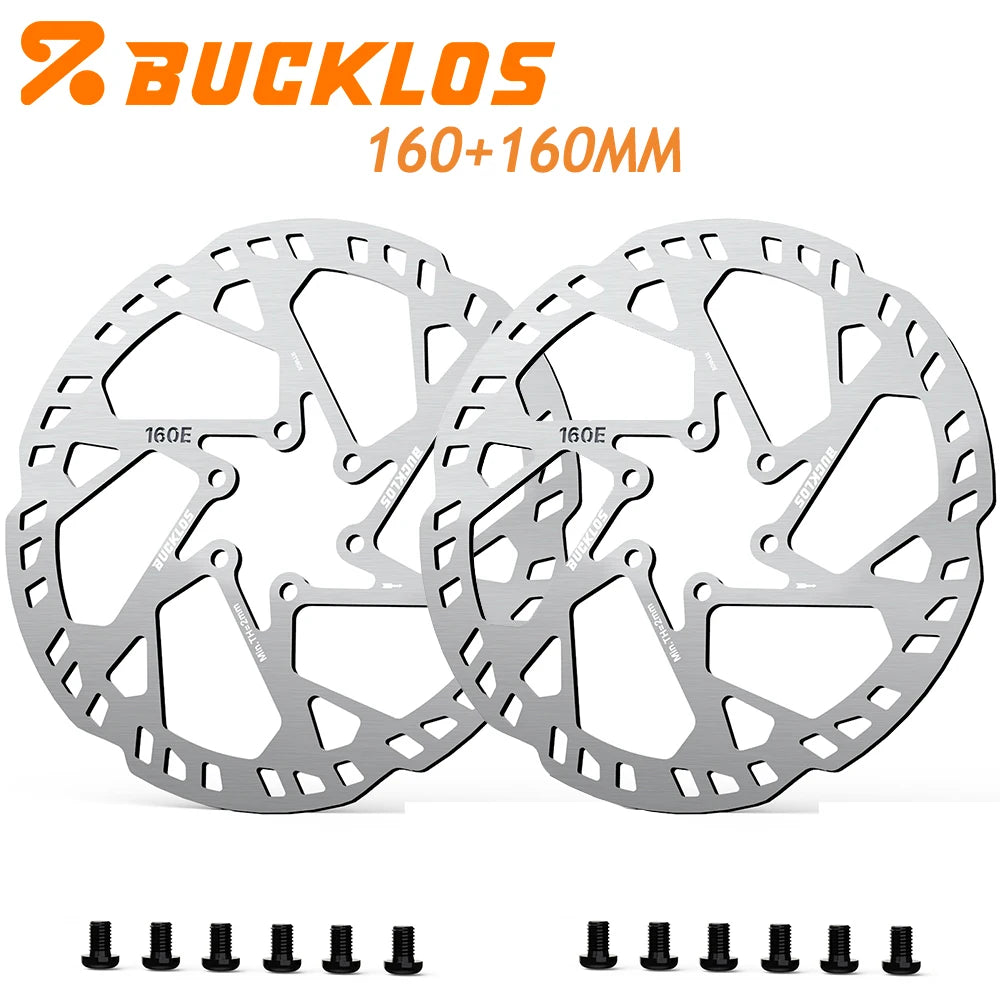 BUCKLOS 2.3MM E-Bike Brake Disc 220MM Electric Bicycle Rotor 140/160/180/203MM Dirt Bike Disc Brake Rotor For Surron Segway Tala