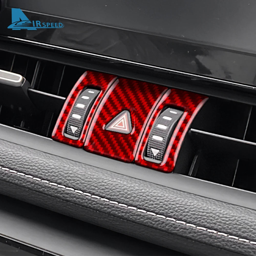 Real Soft Carbon Fiber Sticker For Toyota RAV4 XA50 2019 202