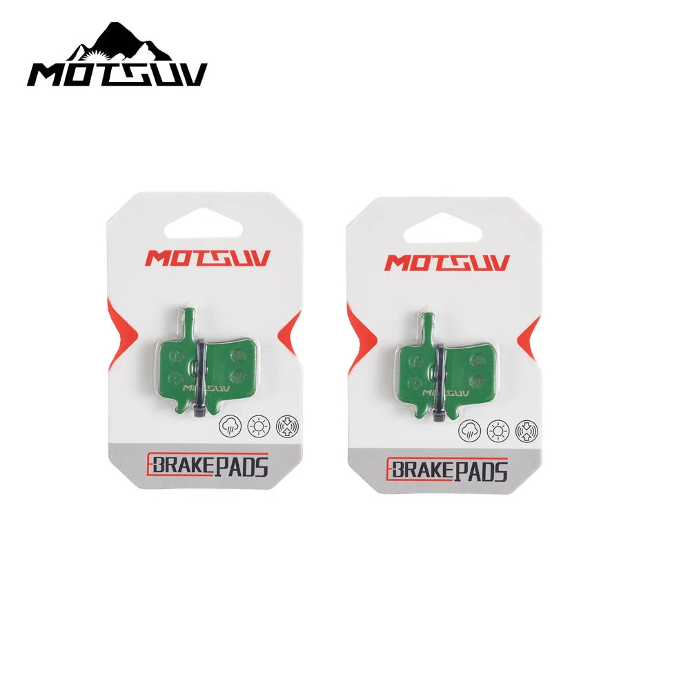 MOTSUV 2 Pairs Bicycle Disc Brake Pads for AVID BB7 Juicy 3 5 7 Ultimate Sport EX Class Resin/Sinter/Ceramic/Copper