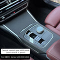 For BMW 3 Series G20 2020-2026 Central Control Gear Panel Trim Strip Car Gear Panel Cover Interior Kit Trim Stickers Accessoires