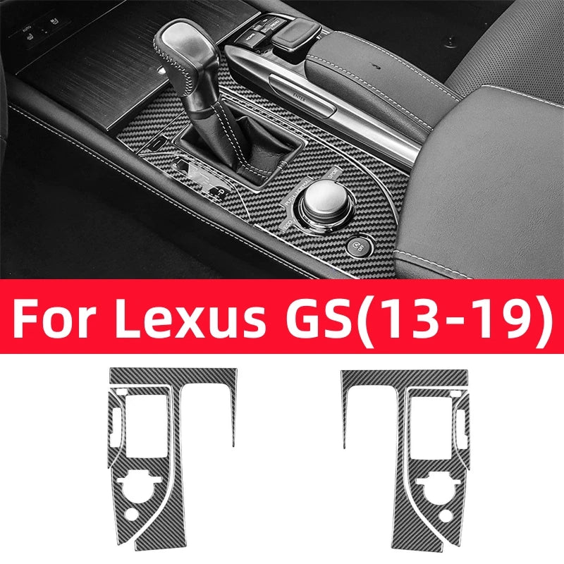 For Lexus GS 2013-2019 Interior Accessories Carbon Fiber Car