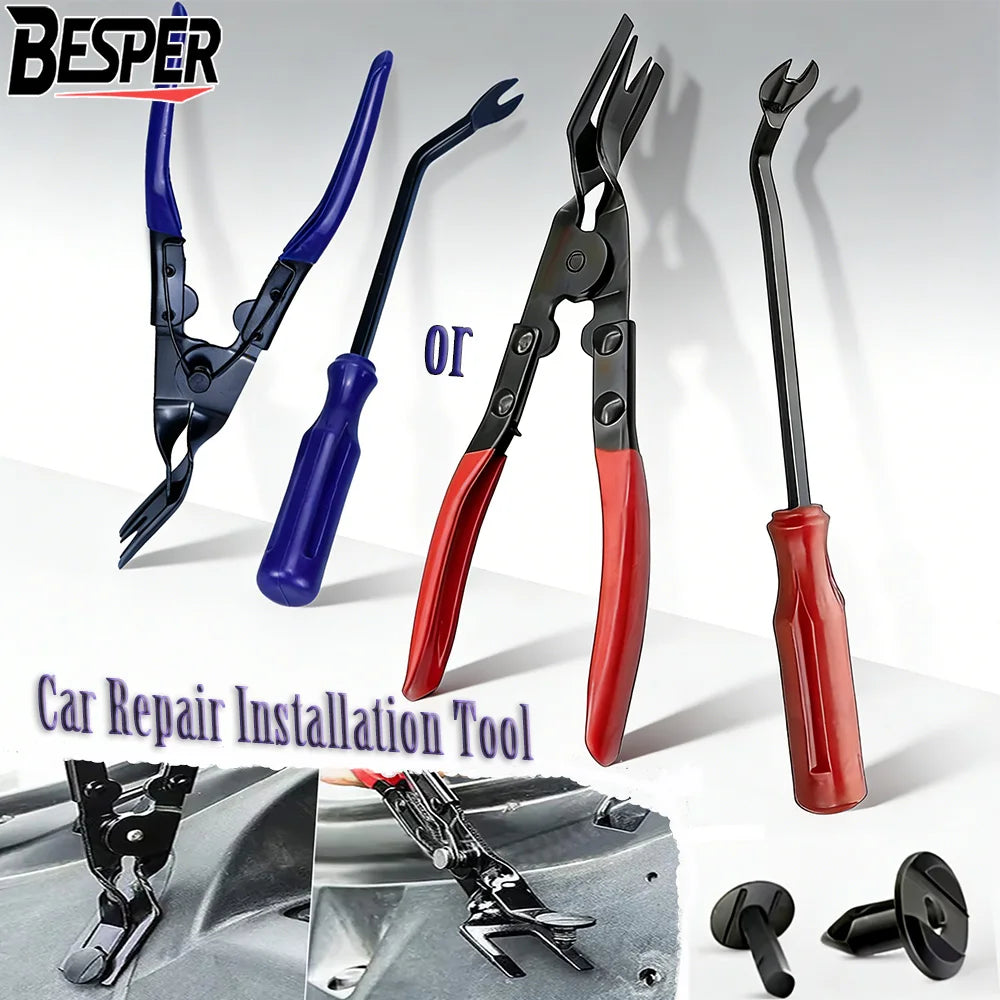 Car Trim Clip Removal Pliers Fastener Push Pin Pry Tool Auto