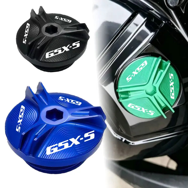 Motorcycle Engine Oil Cap Bolts Fuel Filler Cap Protection A