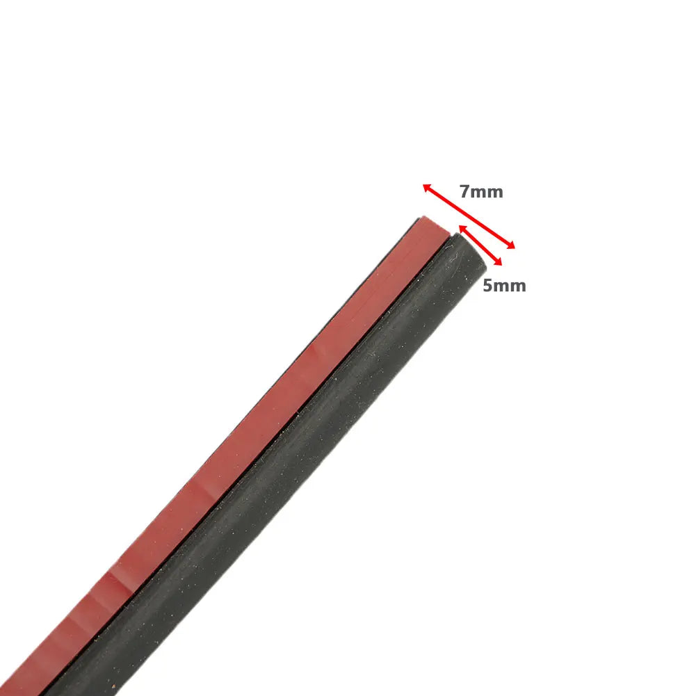 Universal 5M Car T-Type Sealing Strip Rubber For Car Edge Tr
