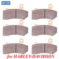 Front Rear Brake Pads For HAR/LEY DAVID/SON FLHR Road King F