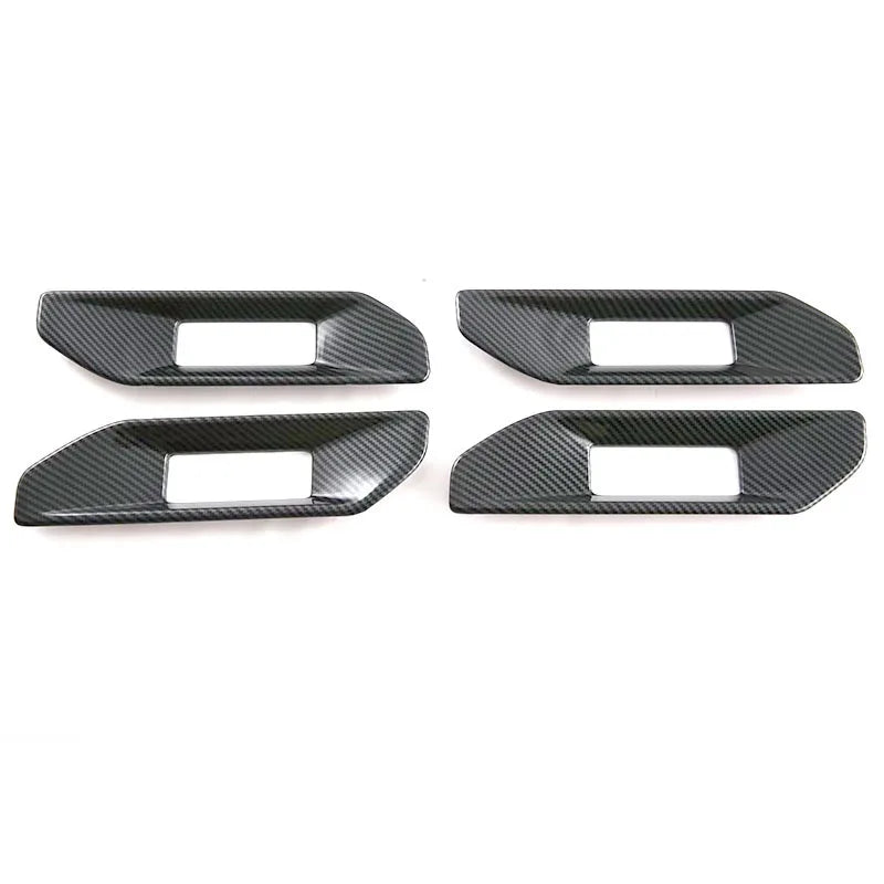 Carbon Fiber Look Car Interior Cover Trim Panel Decoration For Ford Ranger T9 2023 2024