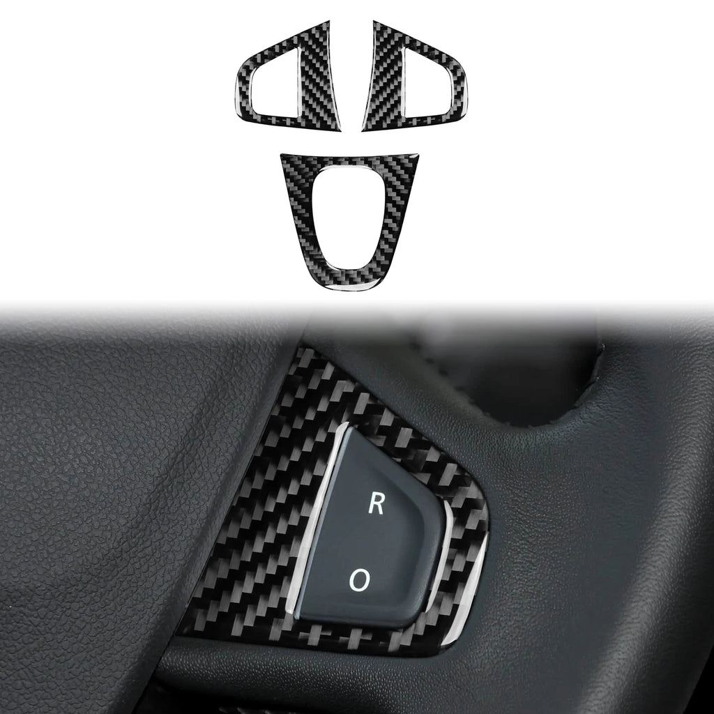 Car Steering Wheel Trim Soft Carbon Fiber Sticker For Renault Fluence Megane 3 RS Scenic 2009 2010 2011 2012 2013 2014 2015