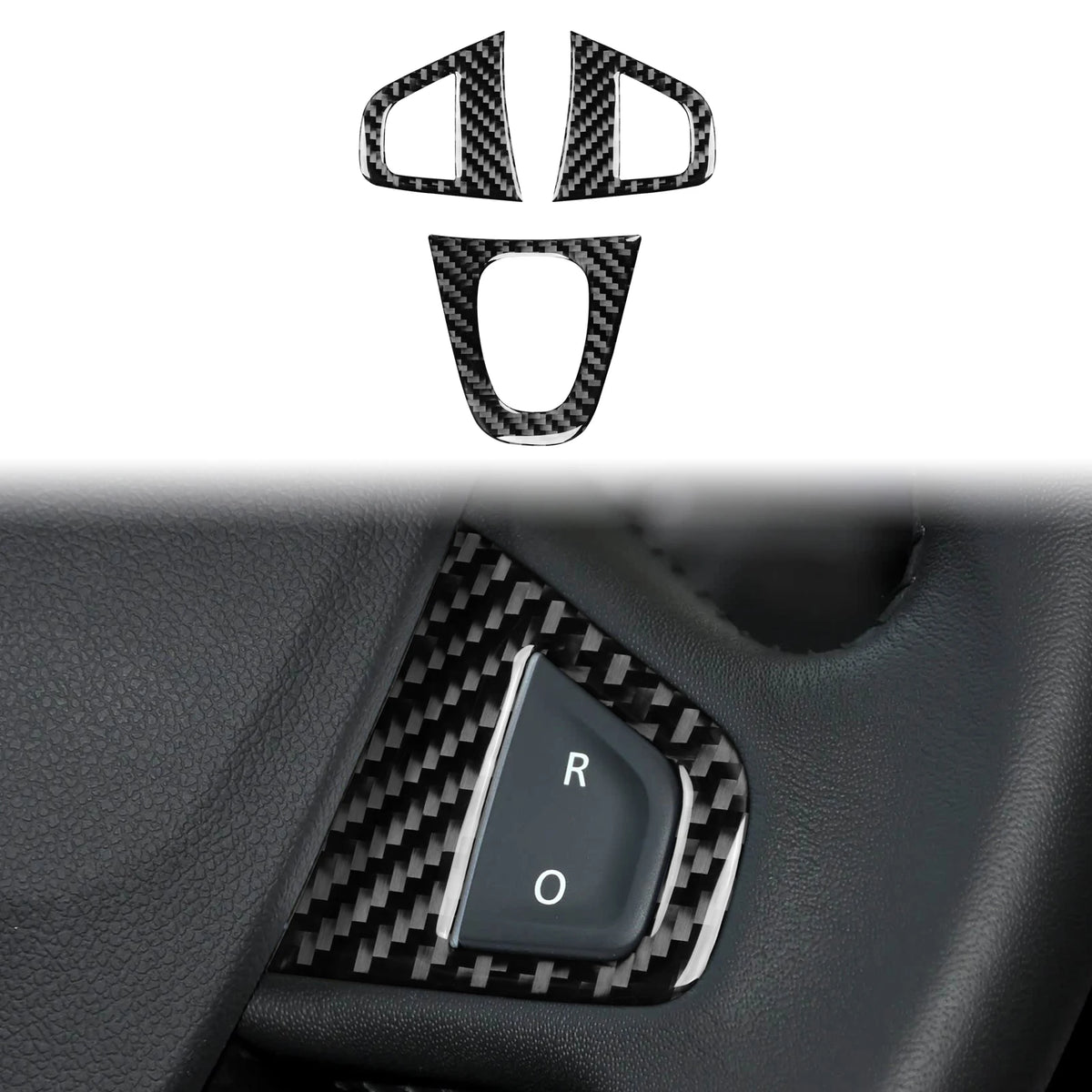 Car Steering Wheel Trim Soft Carbon Fiber Sticker For Renault Fluence Megane 3 RS Scenic 2009 2010 2011 2012 2013 2014 2015
