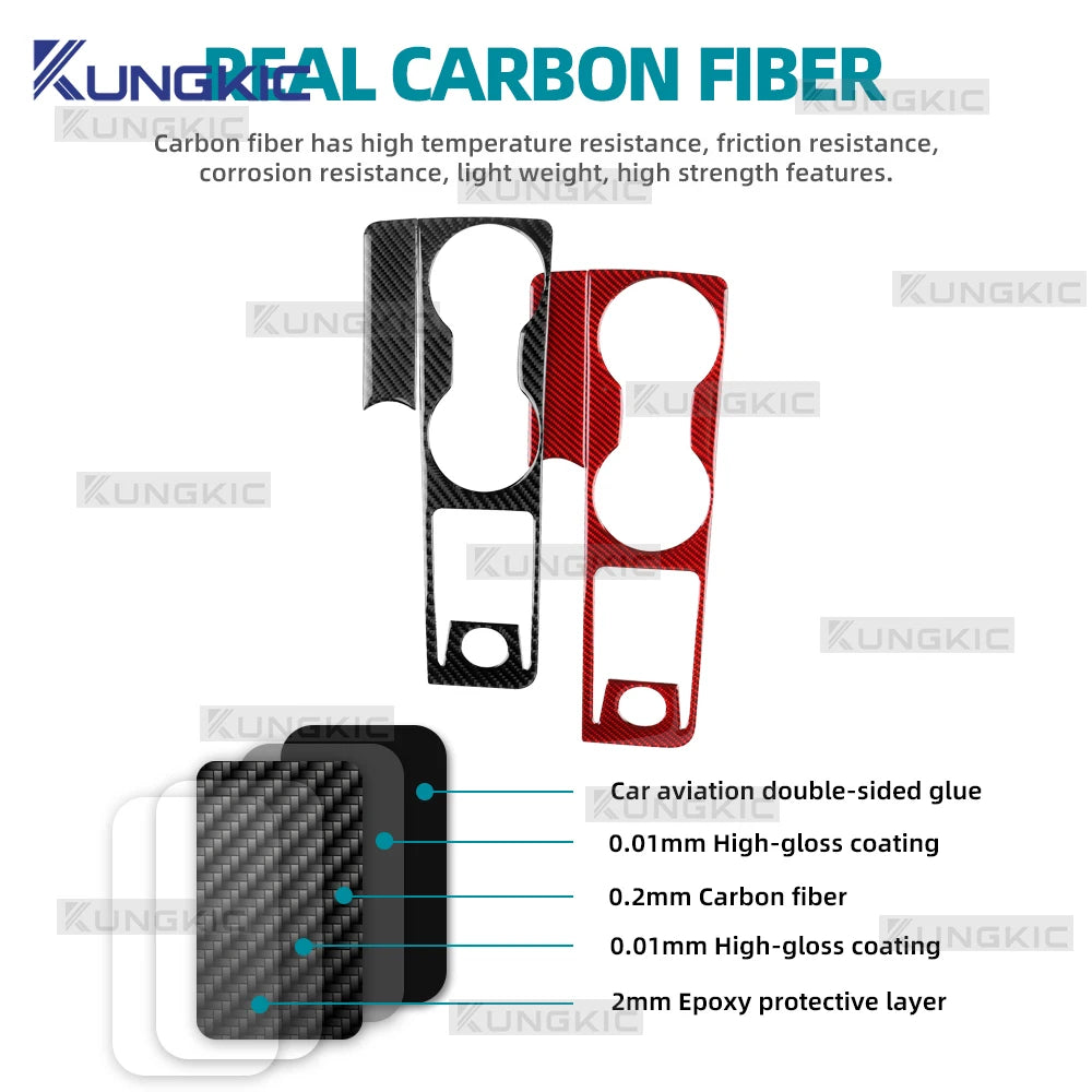 Real Soft Carbon Fiber Sticker For Seat Ibiza 6F 2018 2019 2