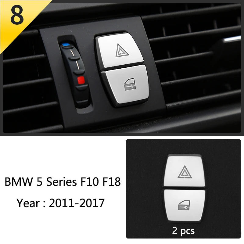 LHD For BMW 5 Series F10 F11 Carbon Fiber Car Central Armrest Box Cover Storage Box Gear Position Panel Decoration Cover Trim