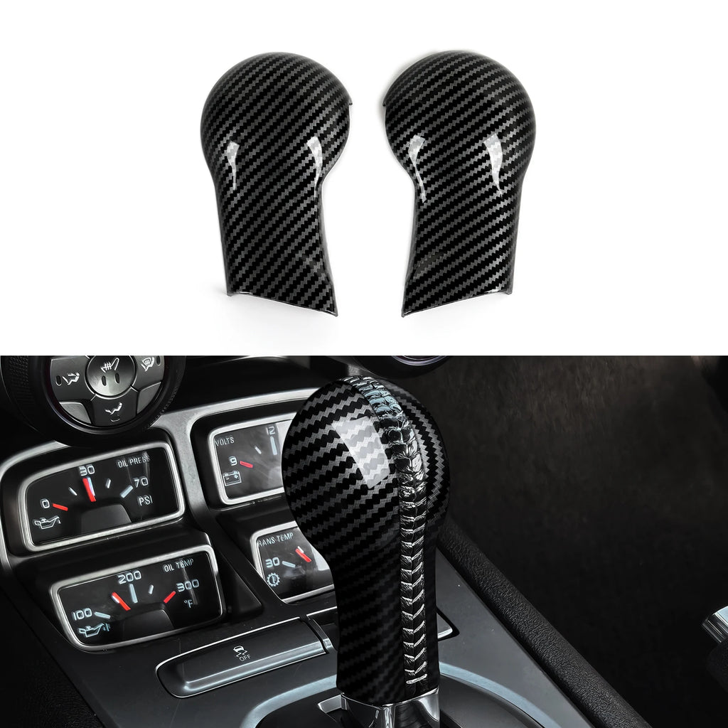 ABS Trim Car Center Console Gear Shift Panel Cover Carbon Fiber Interior Sticker For Chevrolet Camaro ZL1 2010-2015 Accessories