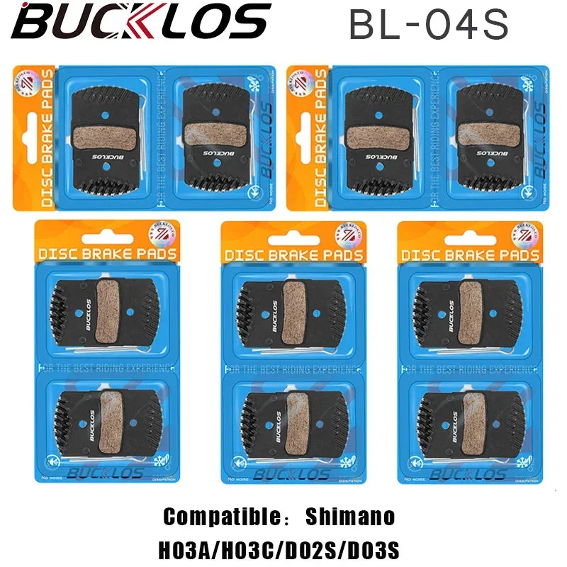 BUCKLOS Bicycle Disc Brake Pad Ceramic Bike Hydraulic Brakes Pads Road MTB Brake Pad for Shimano L05A J04C J05A H03A N03A NUTT
