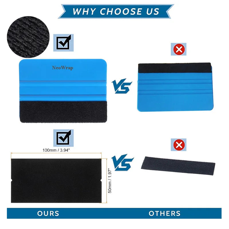 Car Vinyl Wrapping Tools Kit Window Film Tint Foils Tool Wra