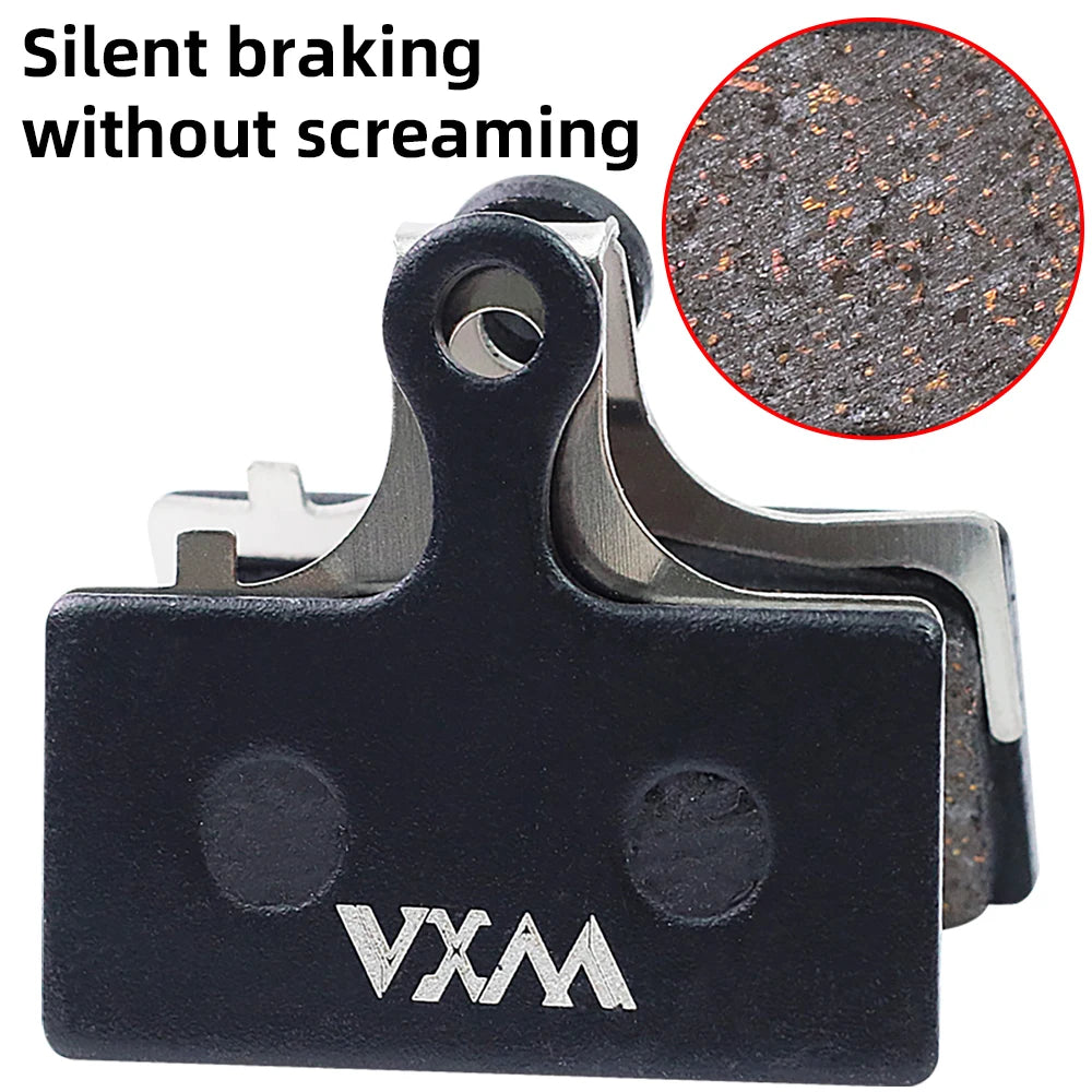 VXM Bicycle Hydraulic Disc Brake Pads MTB Bike Semi-Metal Ro