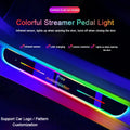 4pcs Customized Car Glows Welcome Door Sill Strip Welcome Pe