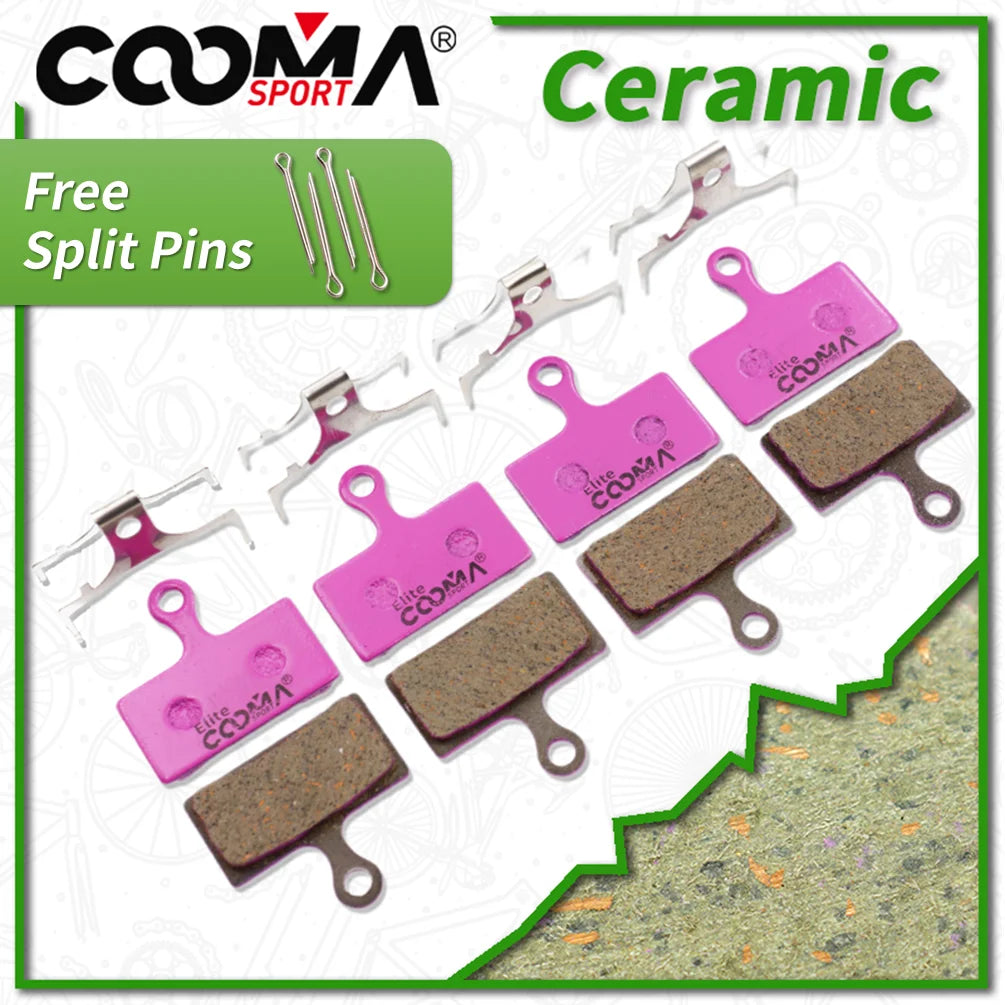 4 Pairs Ceramic Disc Brake Pads for Shimano G04Ti G04S G03A 