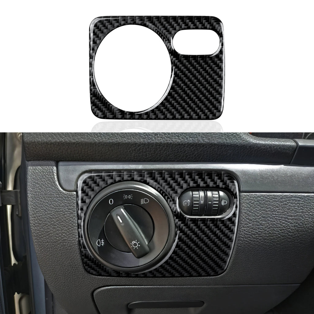 Car Center Console Gear Shift Panel For Volkswagen Golf VI MK6 GTI R Plus (2010-2014) Carbon Fiber Interior Sticker Trim Set Kit