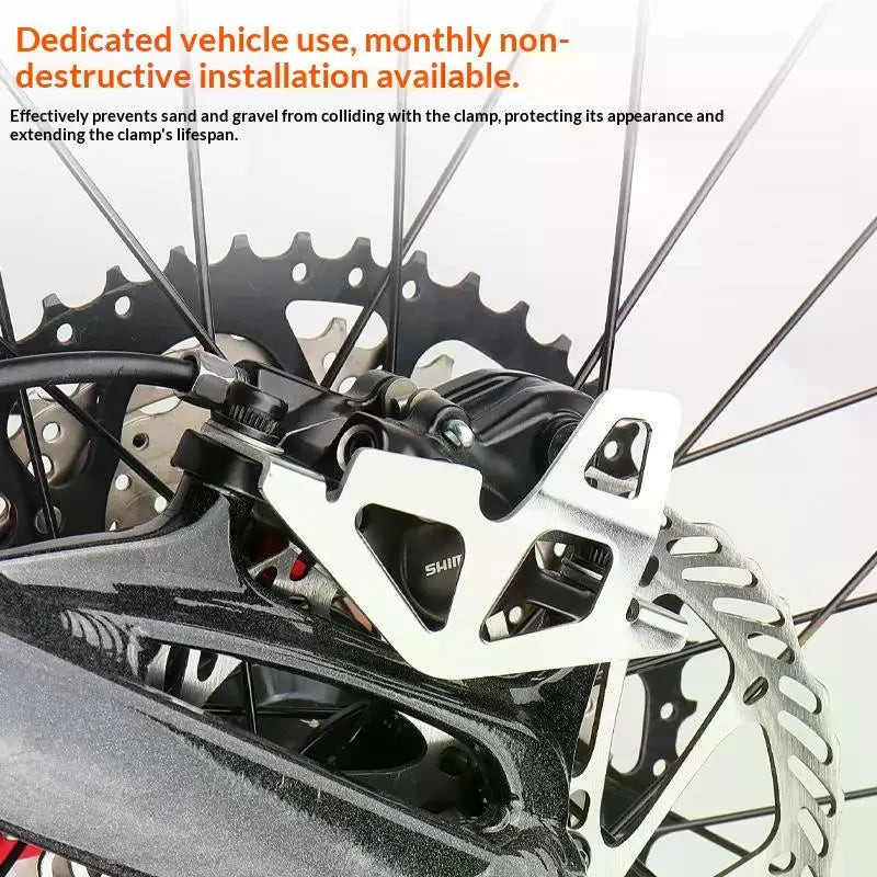 CNC Aluminum Alloy Mountain Bike Rear Caliper Guard Plate Re