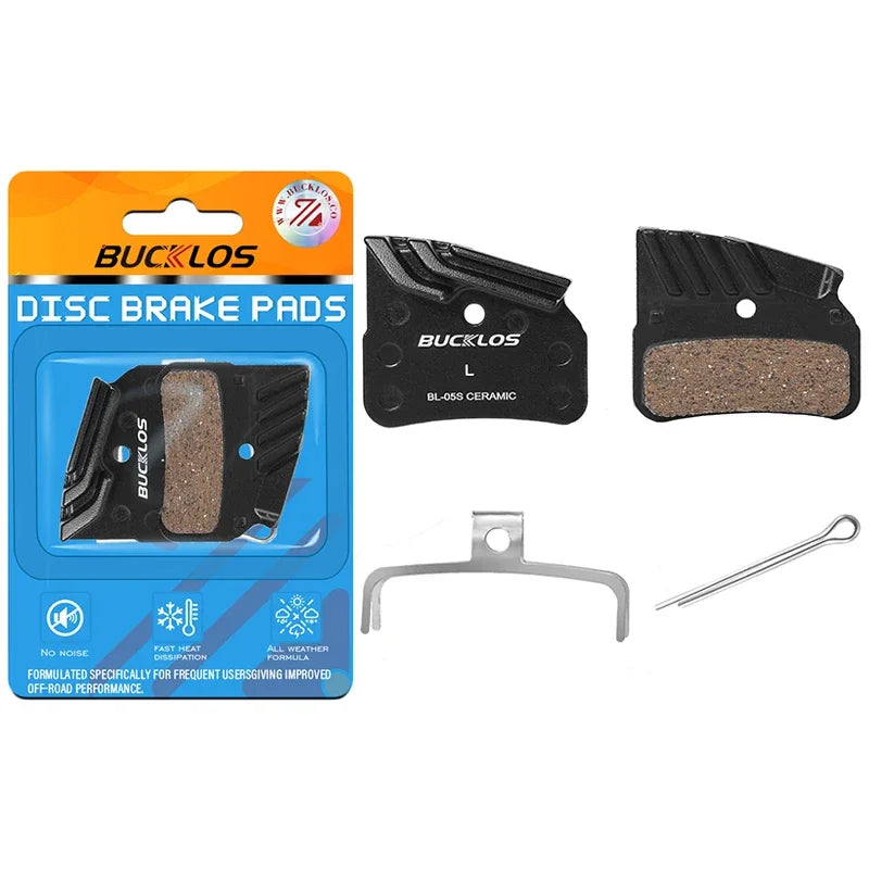 BUCKLOS Ceramic Brake Pads for SHIMANO MTB Hydraulic Disc Brake Pad for N03A N04C D02S D03S Bike Brake Pad Fit M7120 M8120 M9120