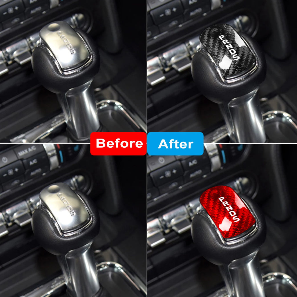 Car Gear Shift Knob Cover Head Trim Accessories For Ford Mus