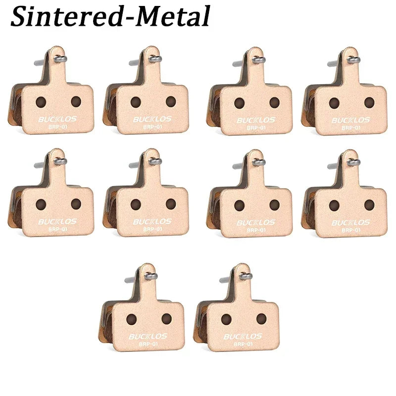 BUCKLOS 4 10 Set MTB Hydraulic Brake Pads High-density Bicycle Brake Pad for SHIMANO B01S B03S B05S Disc Brake Pads
