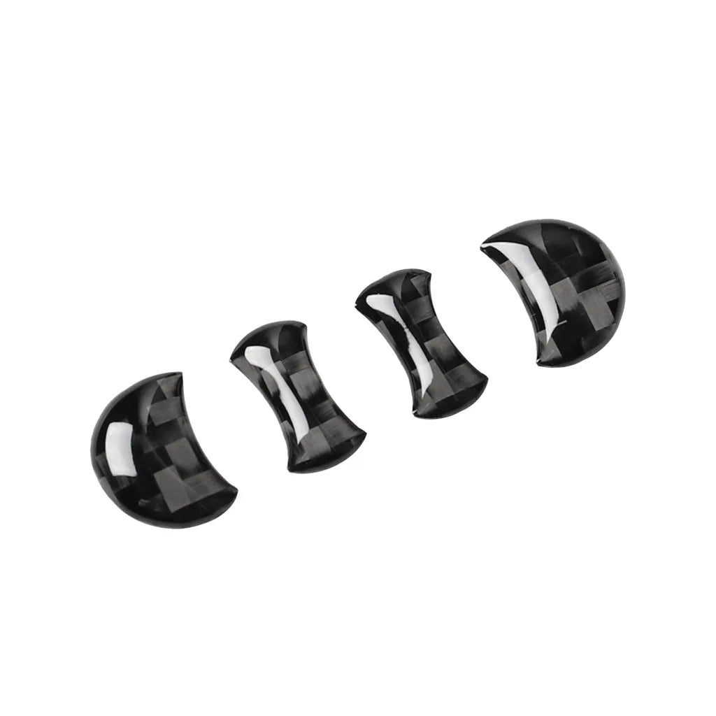Car Steering Wheel Ring Trim Carbon Fiber Sticker Cover Deco