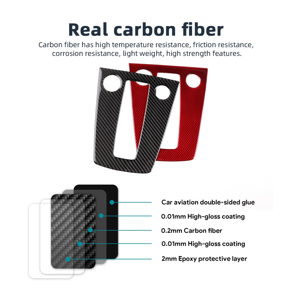 Real Soft Carbon Fiber Sticker for Audi A3 S3 8Y 2021 2022 2