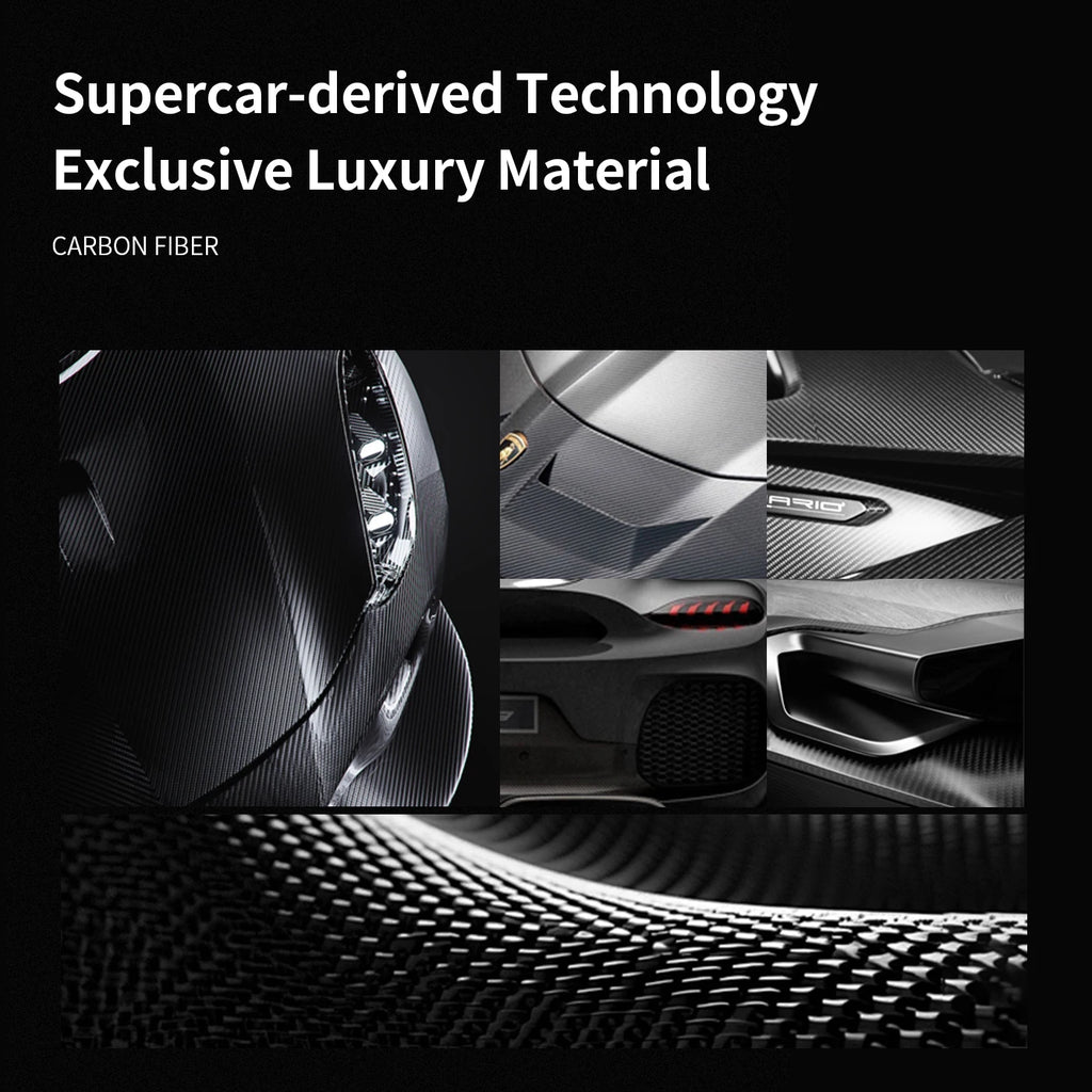 For Tesla Model 3/Y/YL Juniper Carbon Fiber Car Interior Doo