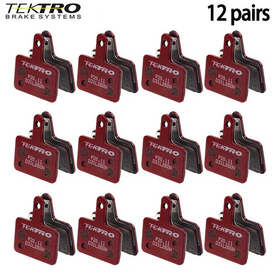 TEKTRO P20.11 Semi-Metallic Brake Pads for Mountain Bike Disc Brake Systems - High Friction Durable & Quiet Performance